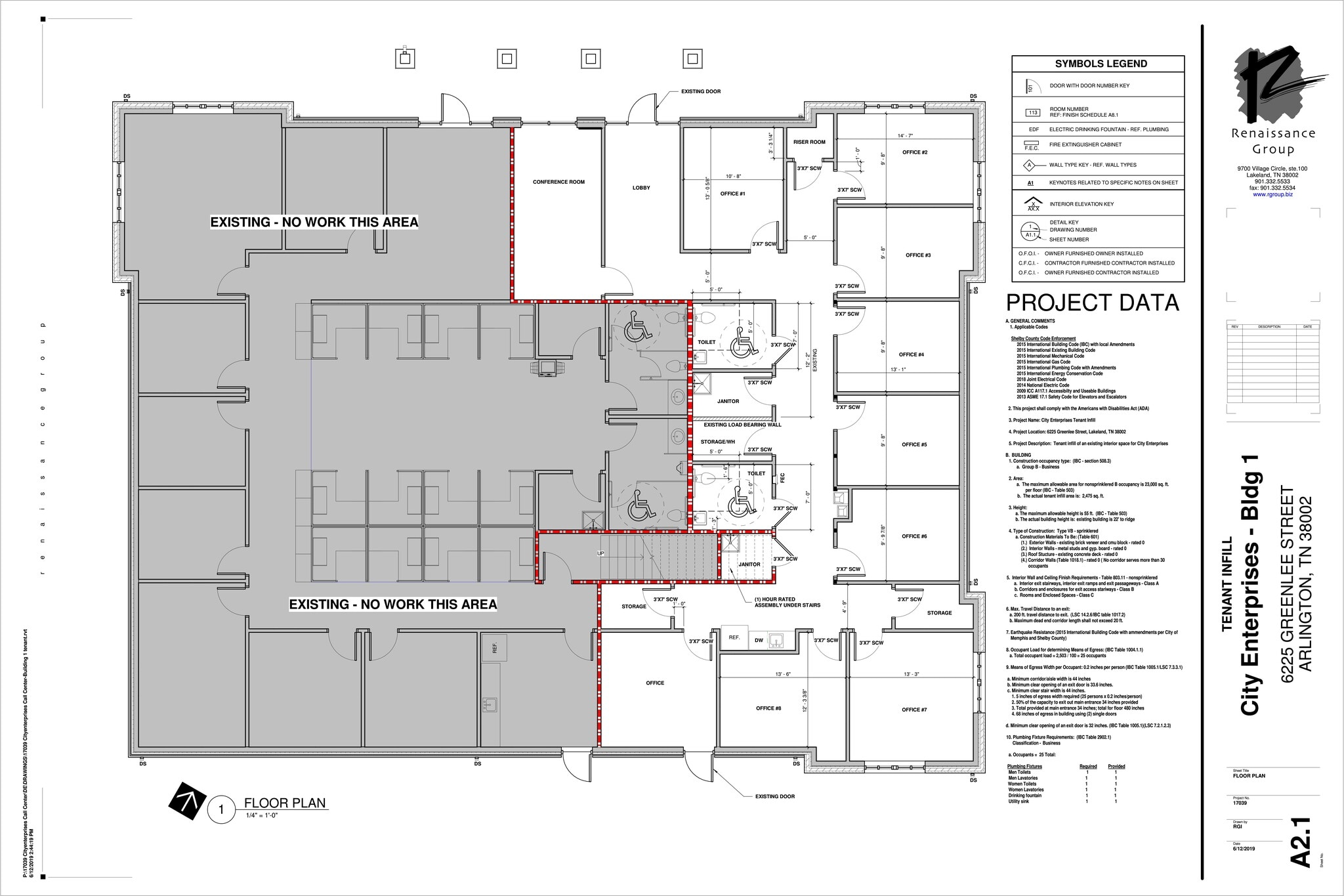 6225 Greenlee St, Arlington, TN à louer Plan de site– Image 1 sur 1