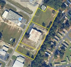 496-544 E Industrial Way, Macon-Bibb, GA - Vue aérienne vue de carte