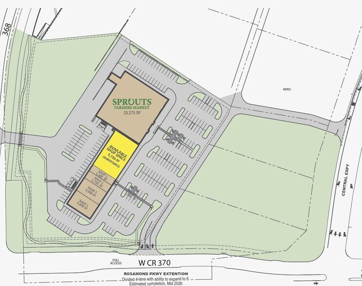W County Rd 370 Rd, Anna, TX à louer - Plan de site – Image 1 sur 2