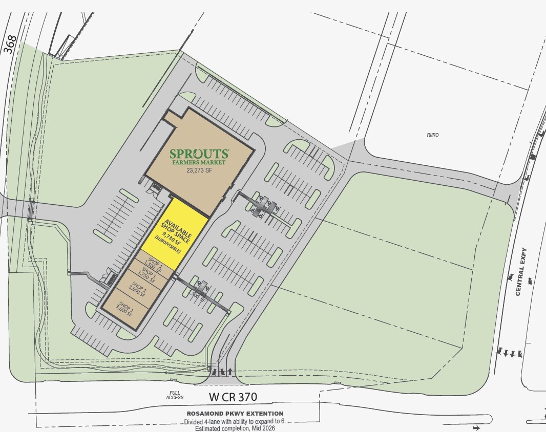 W County Rd 370 Rd, Anna, TX à louer Plan de site– Image 1 sur 3