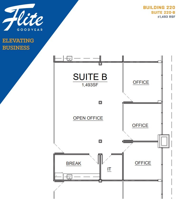 1300 S Litchfield Rd, Goodyear, AZ à louer Plan d’étage– Image 1 sur 6