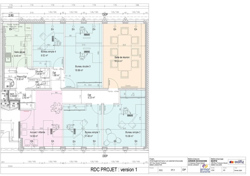 207 Rue Daniel-Charles Trudaine, Lanester à vendre - Plan d’étage – Image 1 sur 11