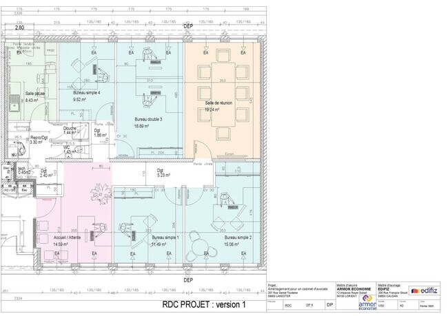 Plus de détails pour 207 Rue Daniel-Charles Trudaine, Lanester - Bureau à vendre