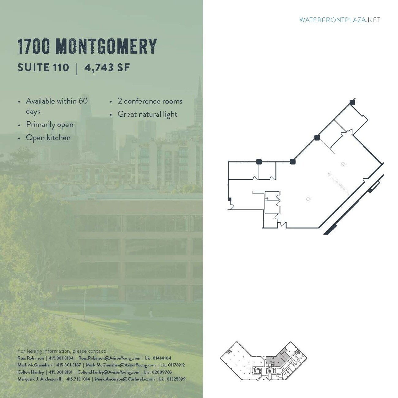 1700 Montgomery St, San Francisco, CA à louer Photo intérieure– Image 1 sur 1