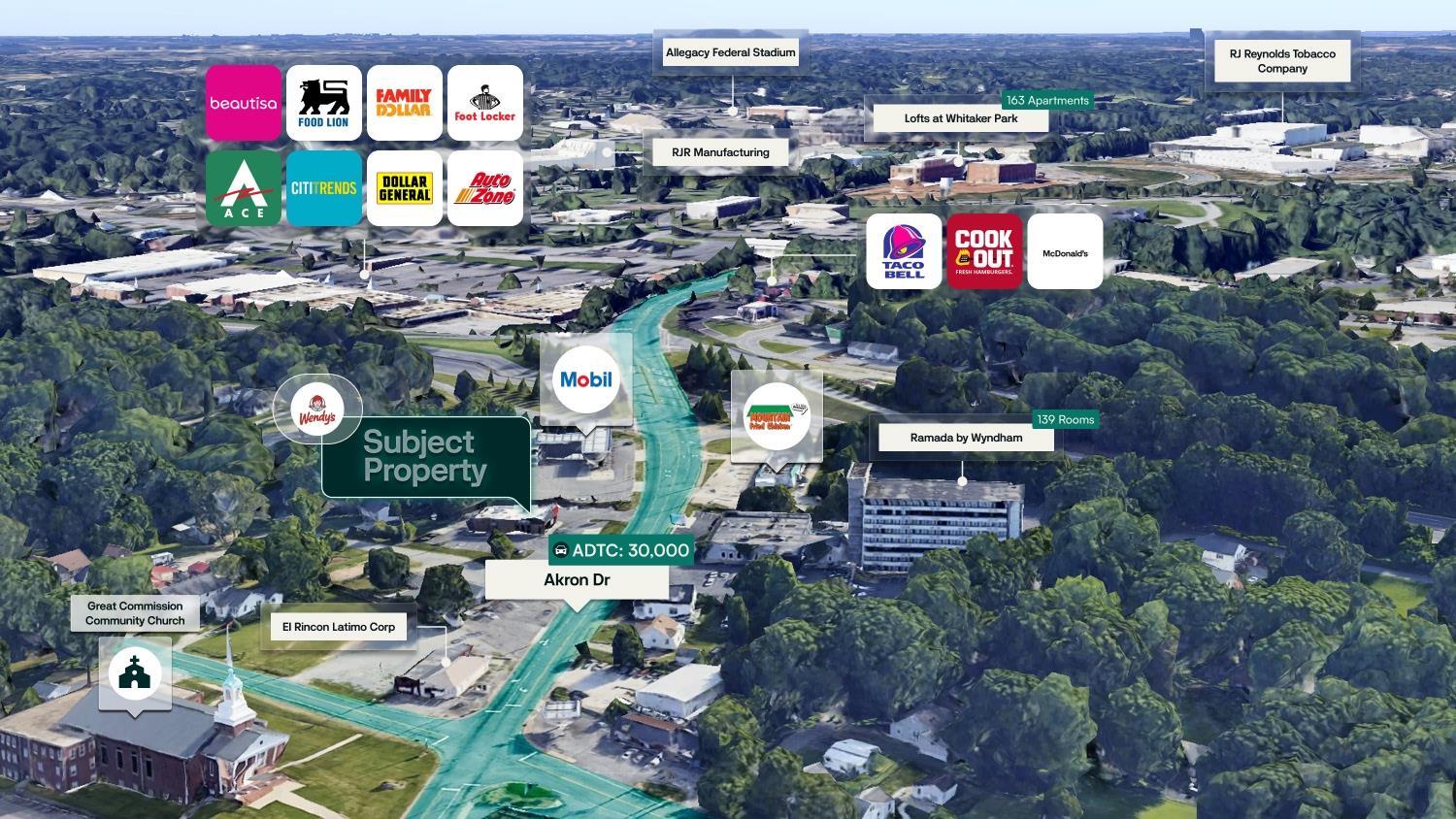 538 Akron Dr, Winston-Salem, NC à vendre Photo principale– Image 1 sur 2