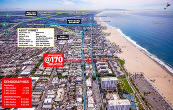 170 Pier Ave, Santa Monica, CA - Vue aérienne vue de carte - Image1