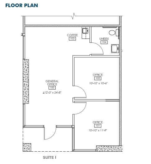 11065 Knott Ave, Cypress, CA à louer Plan d’étage– Image 1 sur 1