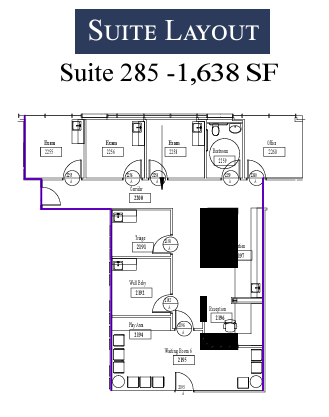 17191 St. Lukes Way, The Woodlands, TX à louer Plan d’étage– Image 1 sur 1