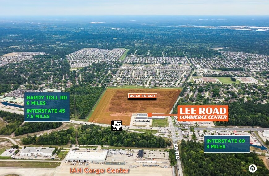 19737 Lee Rd, Humble, TX à vendre - Aérien – Image 2 sur 7