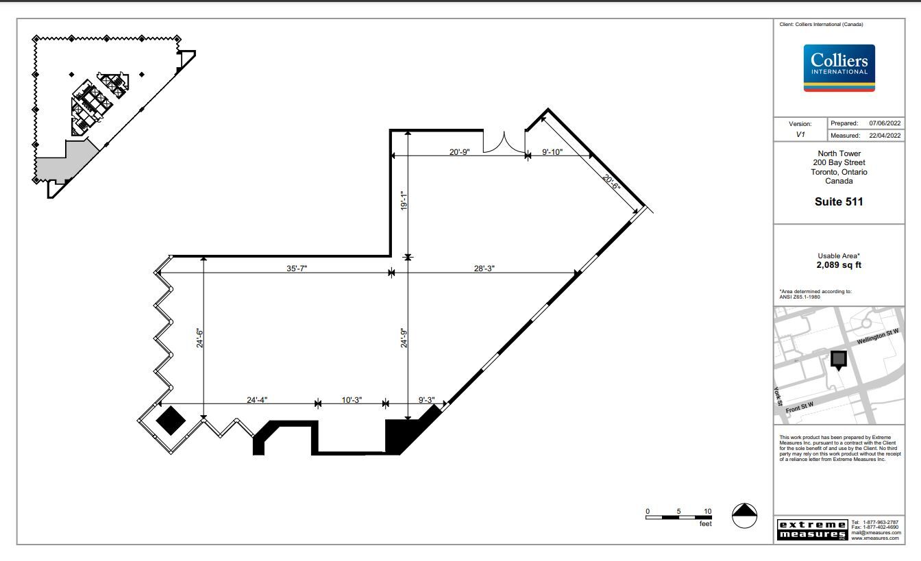 200 Bay St, Toronto, ON à louer Plan d’étage– Image 1 sur 1