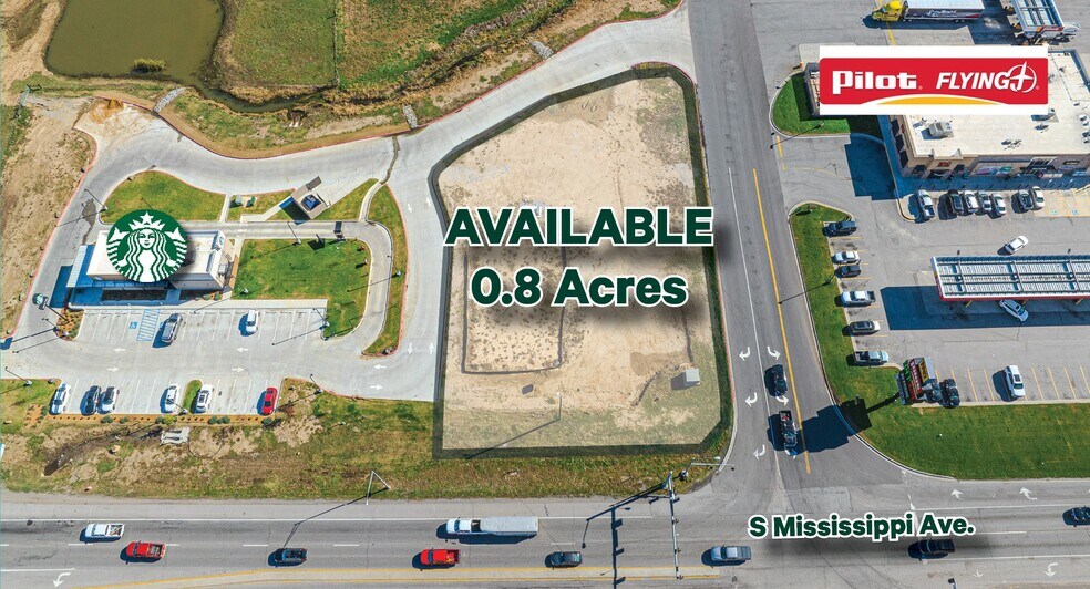 S Mississippi Ave & Redbud Ln, Atoka, OK à vendre - Aérien – Image 2 sur 3