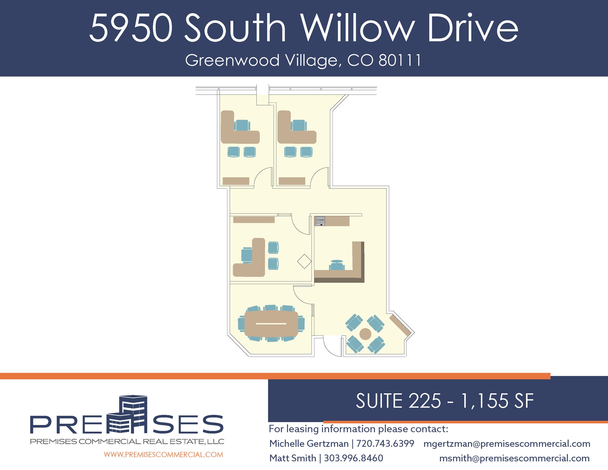 5950 S Willow Dr, Greenwood Village, CO à louer Plan d’étage– Image 1 sur 1