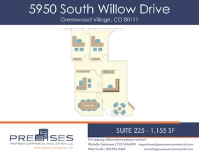 5950 S Willow Dr, Greenwood Village, CO à louer Plan d’étage– Image 1 sur 1