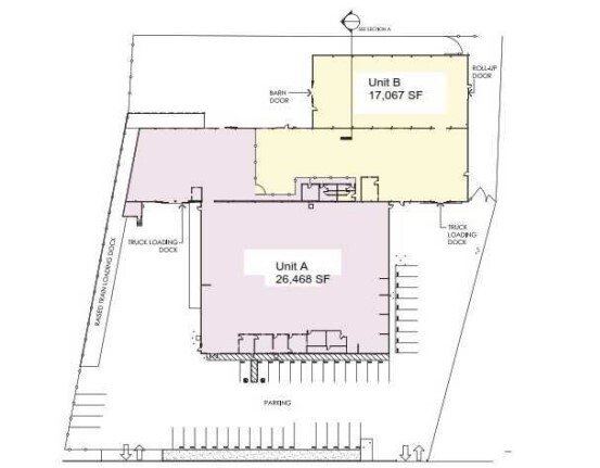 2365 Lafayette St, Santa Clara, CA à louer Plan d’étage– Image 1 sur 1