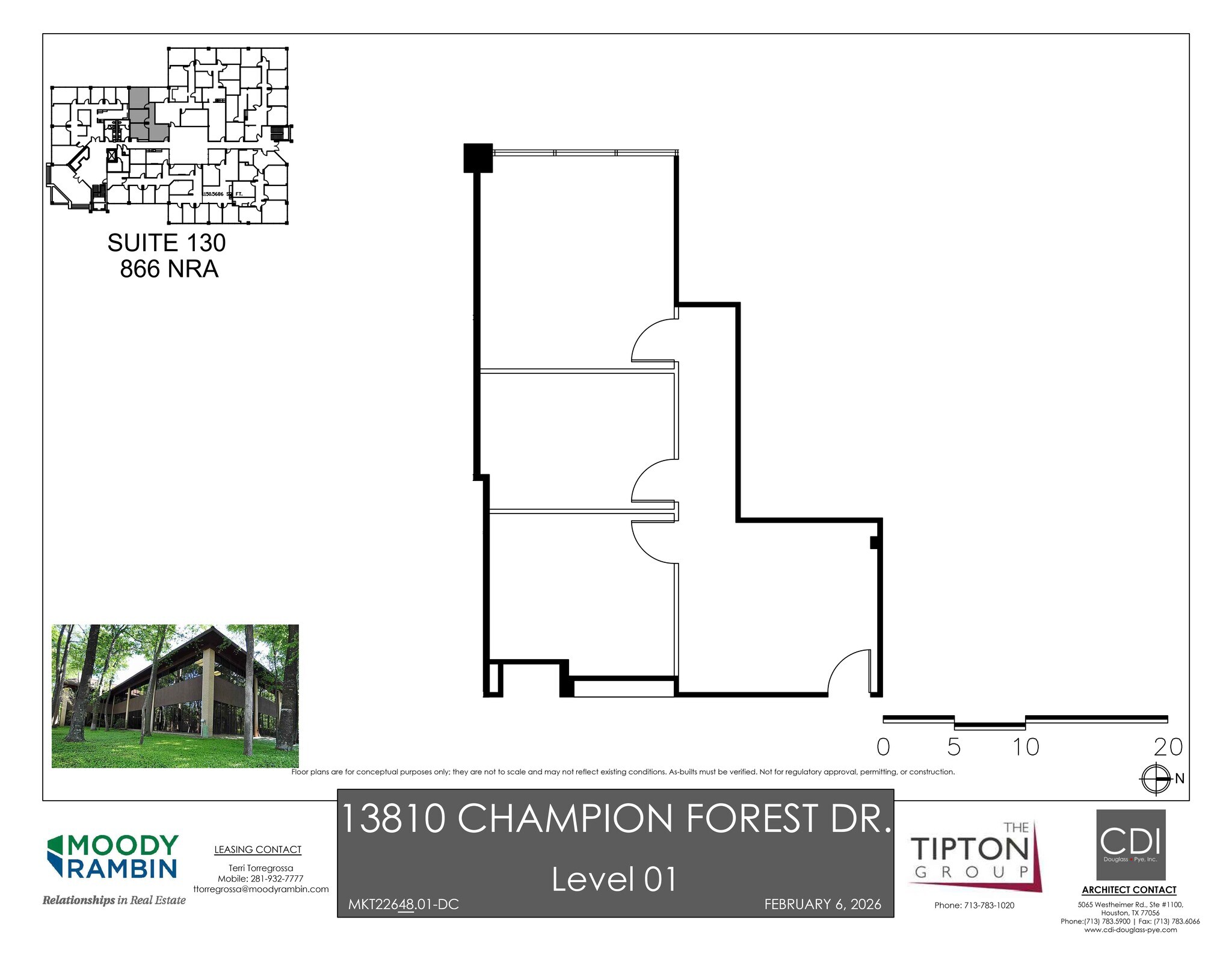 13810 Champion Forest Dr, Houston, TX à louer Plan de site– Image 1 sur 1