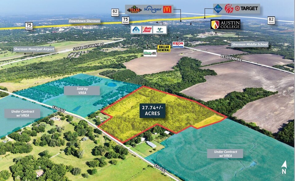 FM 697, Sherman, TX à vendre - Photo de l’immeuble – Image 2 sur 3