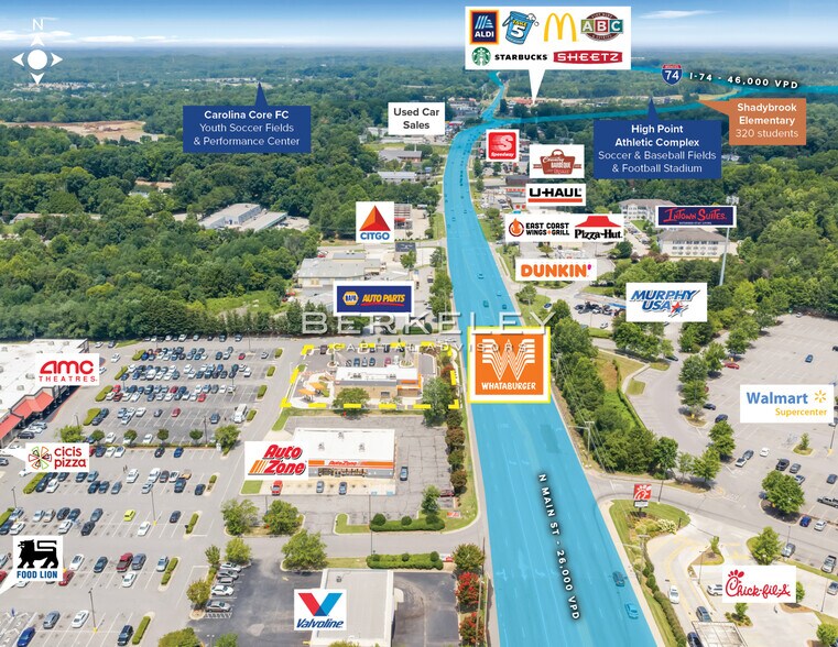 2713 N Main St, High Point, NC à vendre - Photo de l’immeuble – Image 3 sur 8