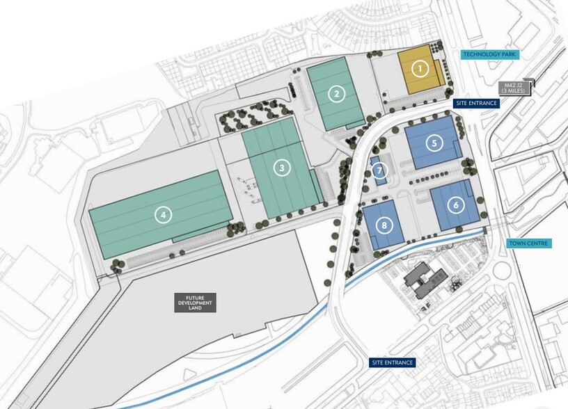 Longbridge Business Park, Birmingham à vendre - Plan de site – Image 2 sur 2