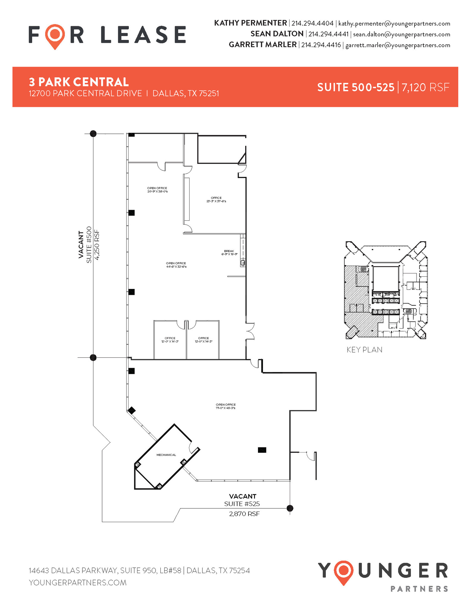 12700 Park Central Dr, Dallas, TX à louer Plan d’étage– Image 1 sur 1
