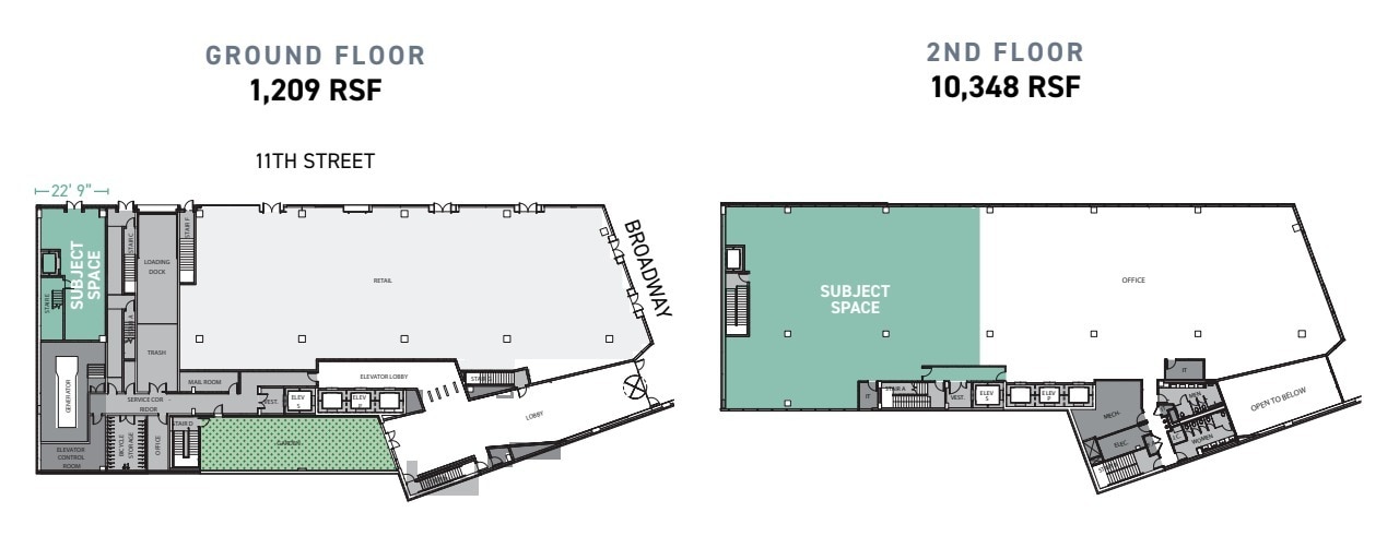 799 Broadway, New York, NY à louer Plan d’étage– Image 1 sur 2