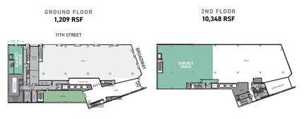 799 Broadway, New York, NY à louer Plan d’étage– Image 1 sur 2