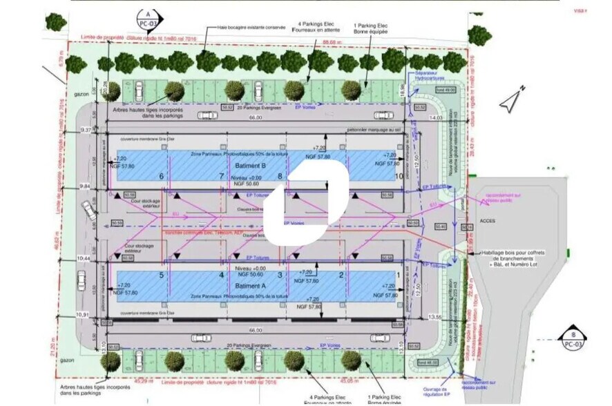5 Rue Hermès, GRANDCHAMP-DES-FONTAINES à vendre - Plan de site – Image 3 sur 4