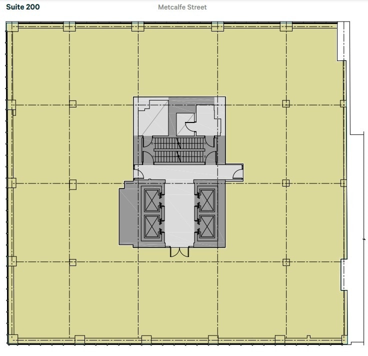 2055 Rue Peel, Montréal, QC à louer Plan d’étage– Image 1 sur 1