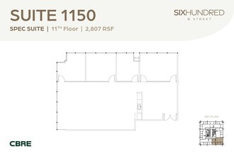 600 B St, San Diego, CA à louer Plan d’étage– Image 1 sur 1