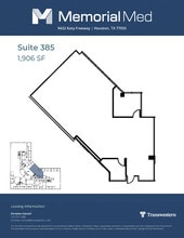 9432 Katy Fwy, Houston, TX à louer Plan d’étage– Image 1 sur 1