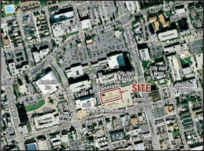 190 W Center Street Promenade, Anaheim, CA - VUE AÉRIENNE  vue de carte