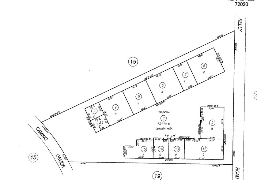 194 Camino Oruga, Napa, CA à louer - Plan cadastral – Image 2 sur 4