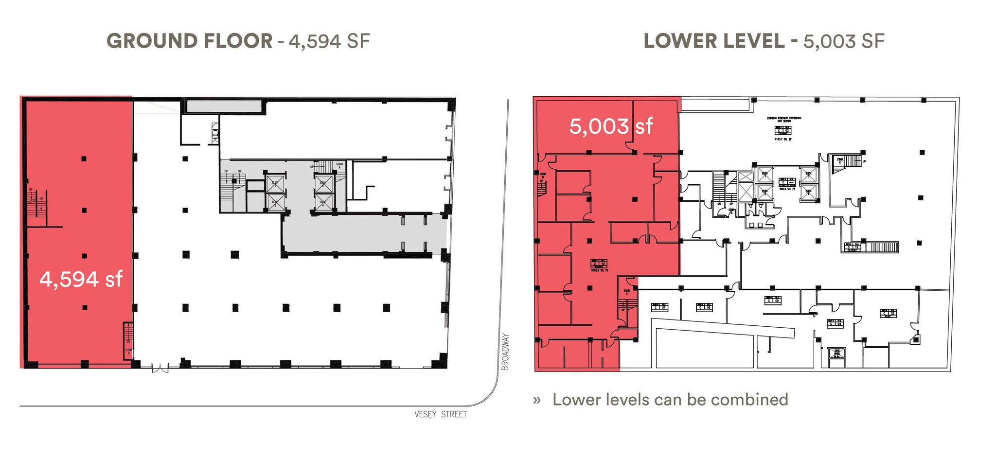 217 Broadway, New York, NY à louer Plan d’étage– Image 1 sur 1