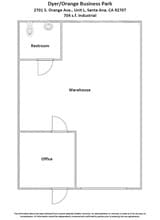 2701 Orange Ave, Santa Ana, CA à louer Plan d’étage– Image 1 sur 1