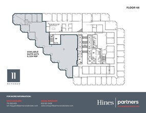 1100 Louisiana St, Houston, TX à louer Plan d’étage– Image 1 sur 1