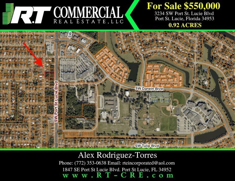 3225 SW Port St Lucie Blvd, Port Saint Lucie, FL à vendre - Aérien – Image 3 sur 4