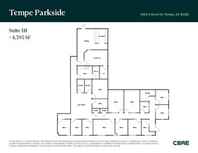 3920 S Rural Rd, Tempe, AZ à vendre Plan d’étage– Image 1 sur 1