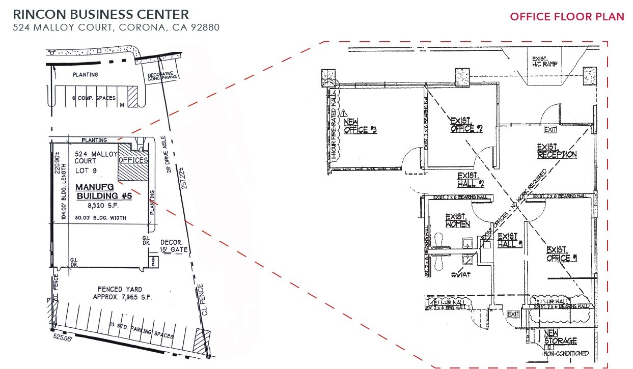 524 Malloy Ct, Corona, CA à louer Plan d’étage– Image 1 sur 1