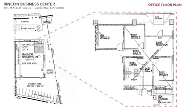 524 Malloy Ct, Corona, CA à louer Plan d’étage– Image 1 sur 1