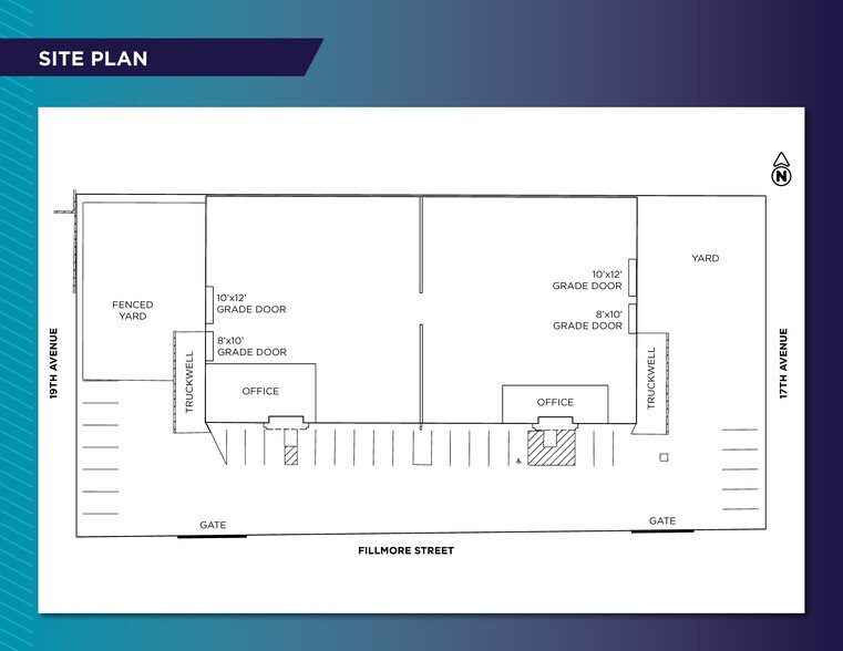 1746-1748 W Fillmore St, Phoenix, AZ à vendre - Plan de site – Image 2 sur 5