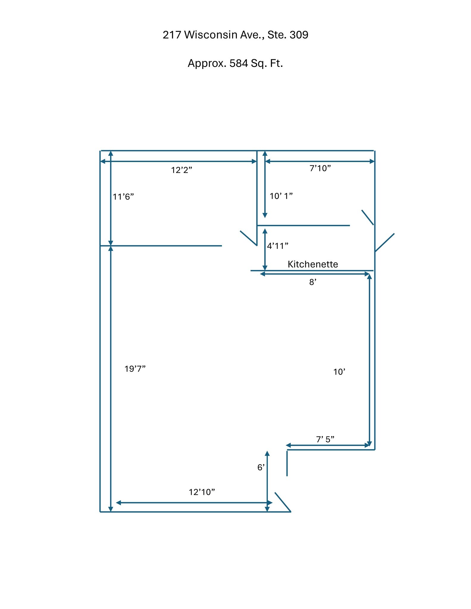 217 Wisconsin Ave, Waukesha, WI à louer Plan de site– Image 1 sur 7
