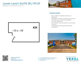 6912 Main St, Downers Grove, IL à louer Plan d’étage– Image 1 sur 1