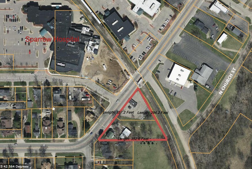102 Lansing St, Charlotte, MI à louer - Aérien – Image 2 sur 15