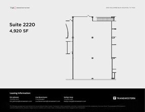 2450 Holcombe Rd, Houston, TX à louer Plan d’étage– Image 2 sur 2