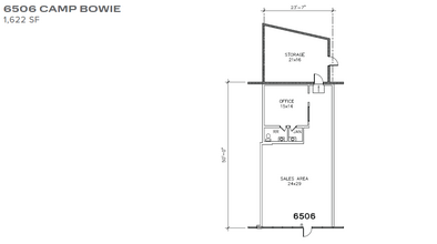 6500 Camp Bowie Blvd, Fort Worth, TX à louer Plan d’étage– Image 1 sur 1