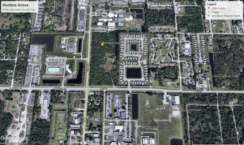 4206 41st St, Vero Beach, FL à vendre - Aérien – Image 2 sur 3
