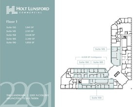 2201 N Collins St, Arlington, TX à louer Plan d’étage– Image 1 sur 1