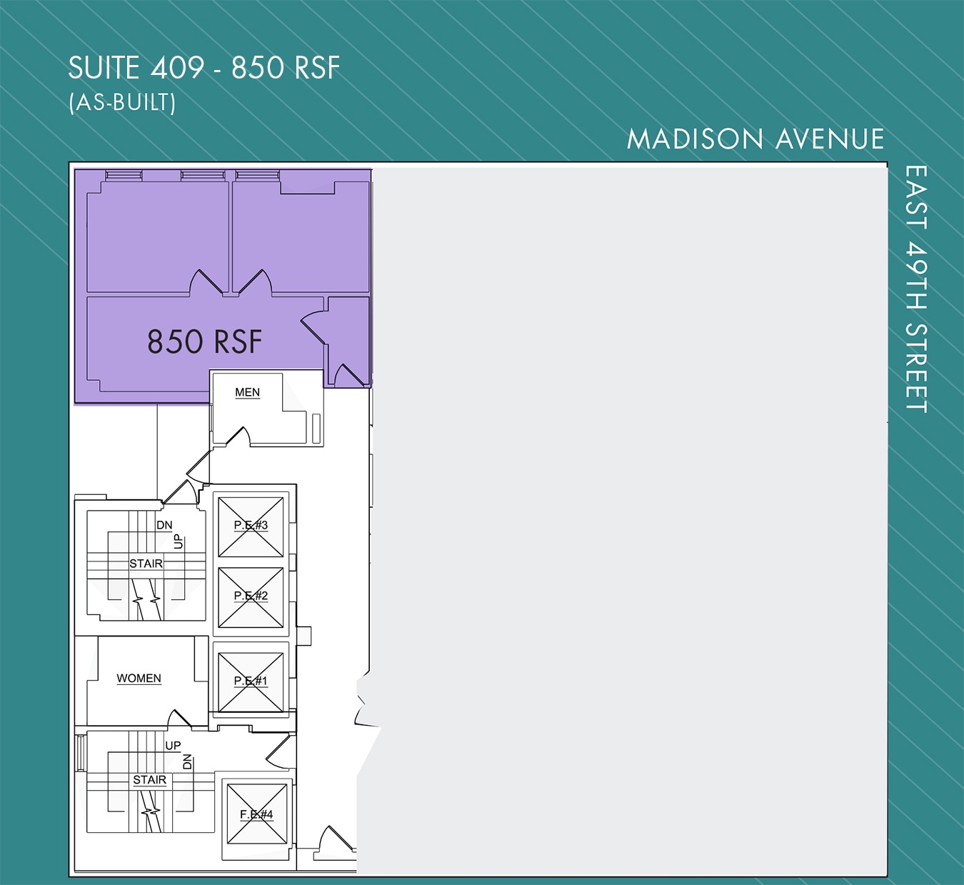 425 Madison Ave, New York, NY à louer Plan d’étage– Image 1 sur 4