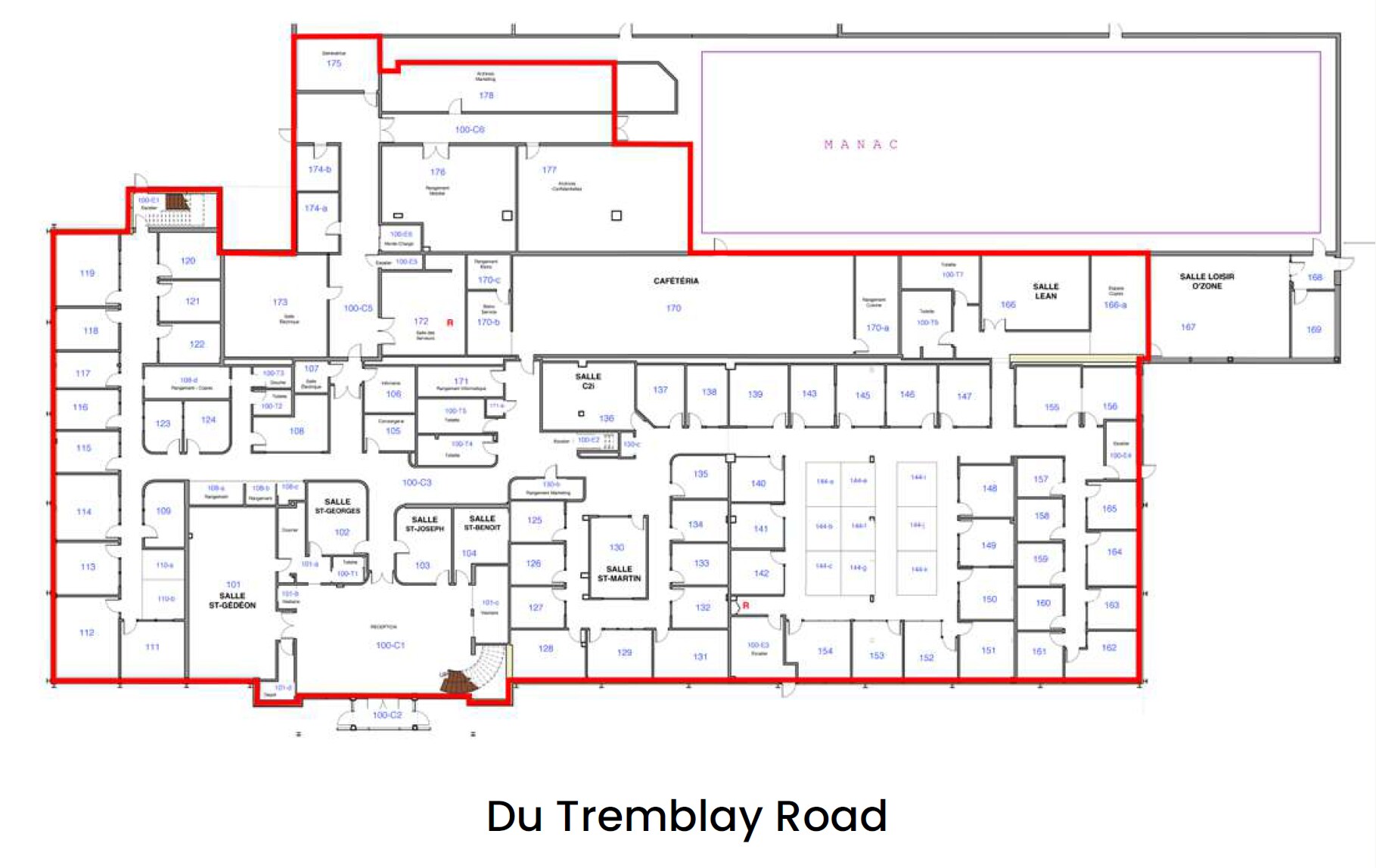 270 Ch du Tremblay, Boucherville, QC à louer Plan d’étage– Image 1 sur 1