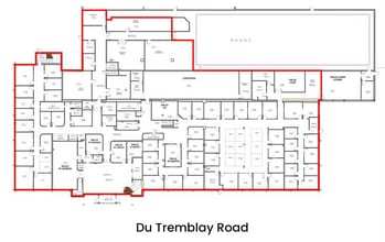 270 Ch du Tremblay, Boucherville, QC à louer Plan d’étage– Image 1 sur 1
