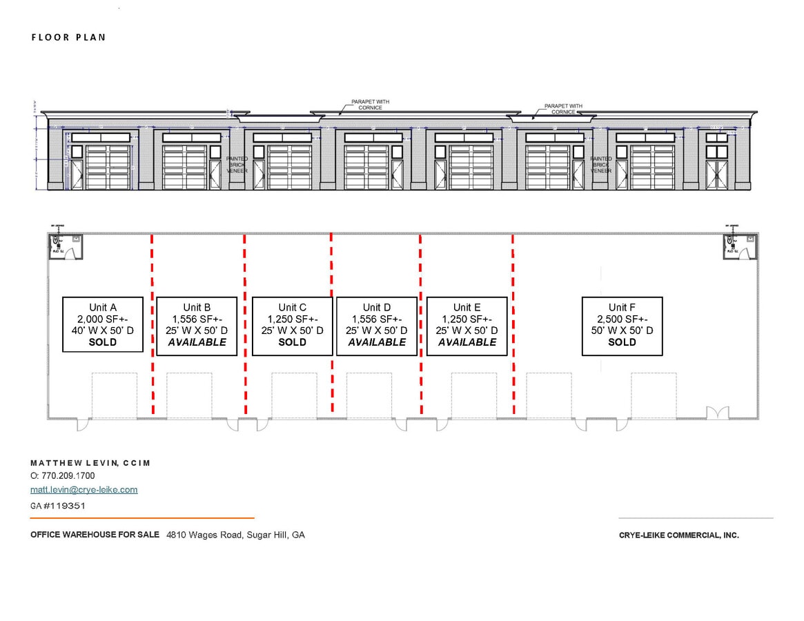 4810 Wages Way, Sugar Hill, GA 30518 - Lot E - - Plan d’étage - Image 1 of 1